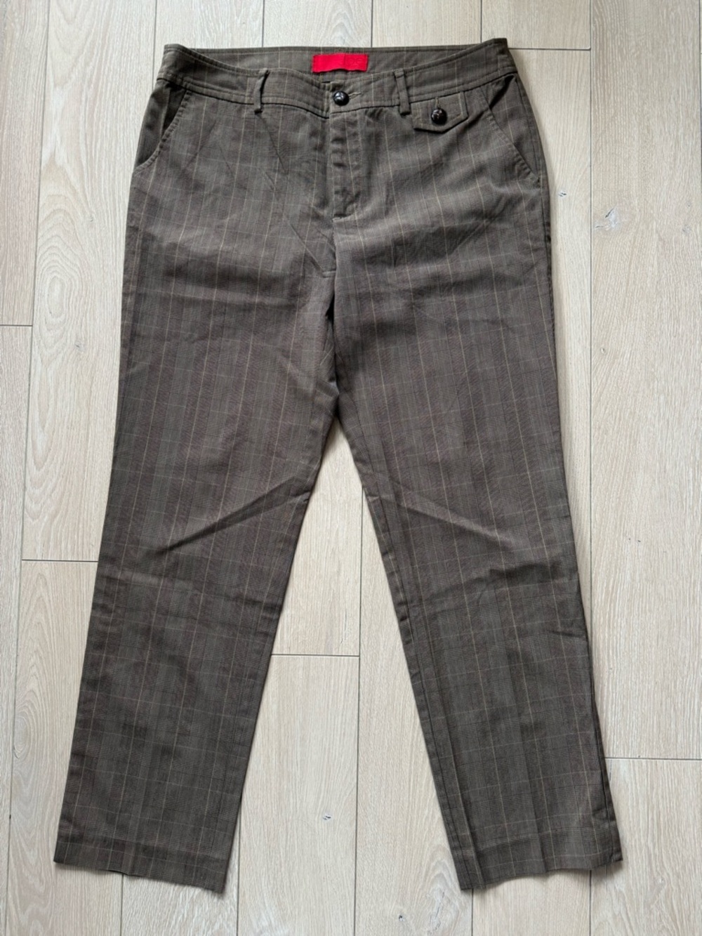 Joe Fresh Plaid Pants in Brown & Green Women’s Size 8